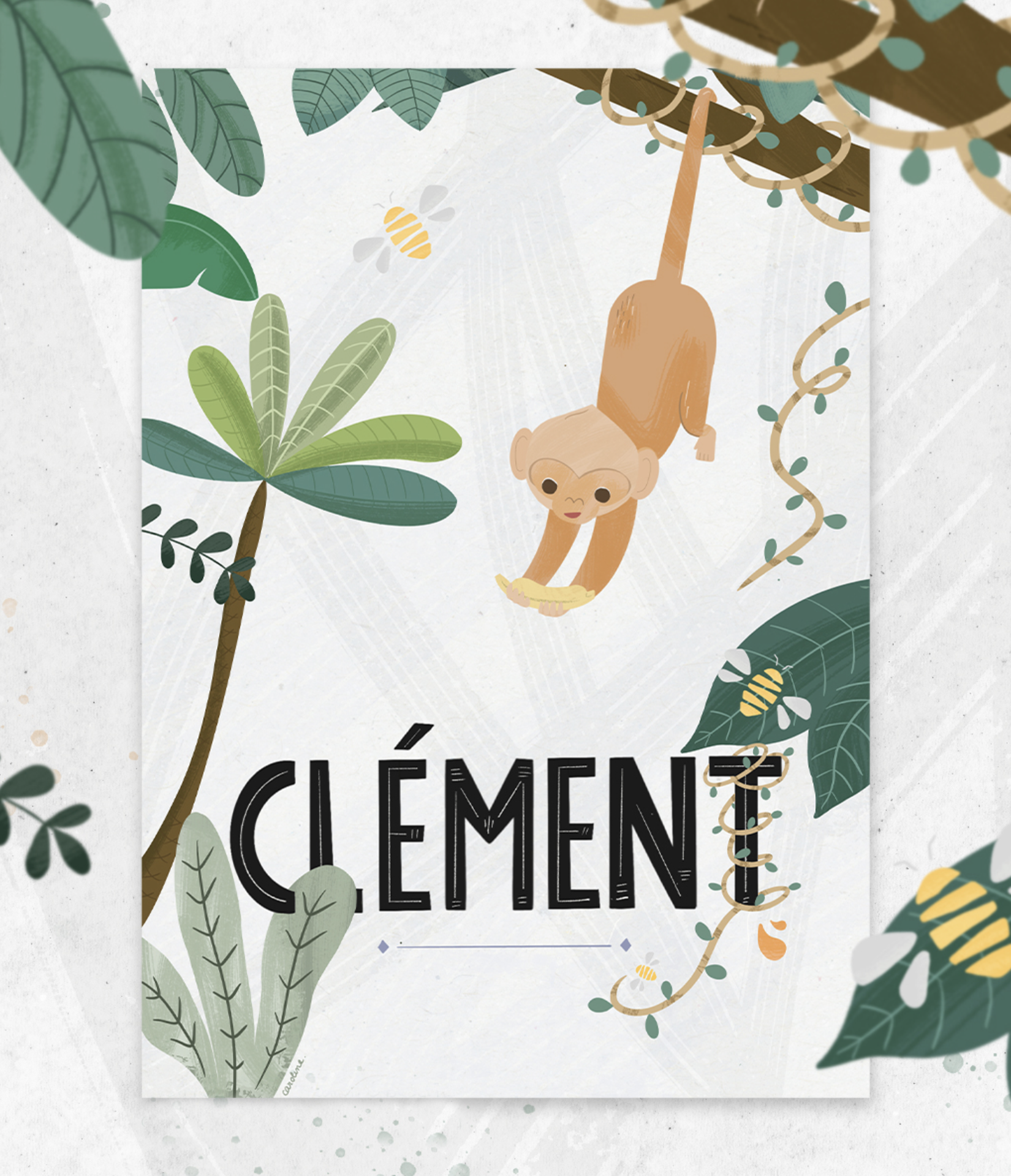 illustration pour des cadeaux de naissance